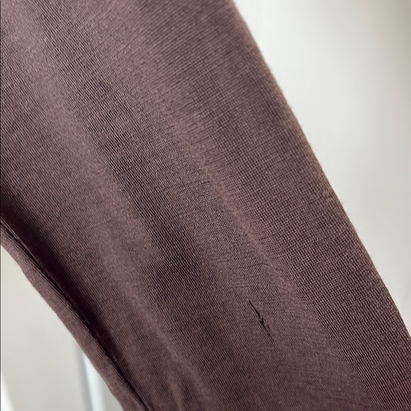 Icebreaker Brown Buttoned Ruched Henley - Picture 4 of 6